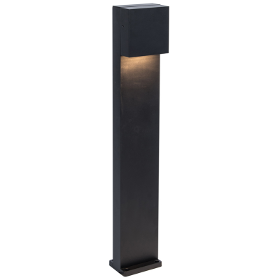 Bollard, Gemini XF LED 3000K 800lm IP54, c/w Clear Glass Diffuser