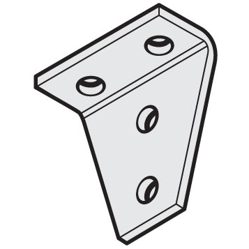 Bracket, 90Deg 2+2 Hole