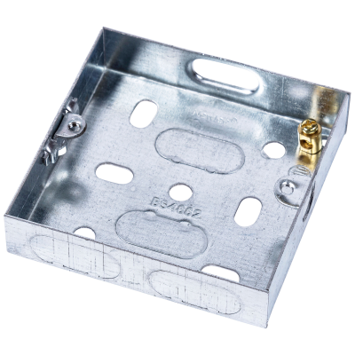 Box, 1 Gang Switch & Socket, Standard Pattern