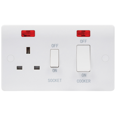 Median - Cooker Control Unit, DP c/w Neon