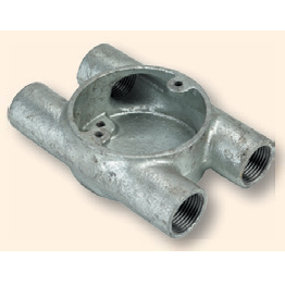 Circular Box, 4 Way H Through