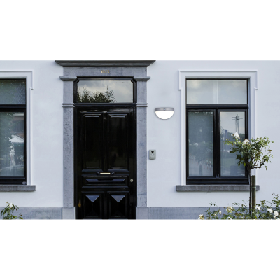 Wall Light, Bubble Solar LED Wall Light 4000K, PIR Sensor IP44 Opal PC Diffuser