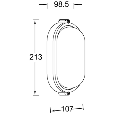 Bulkhead, Echo E27 IP44