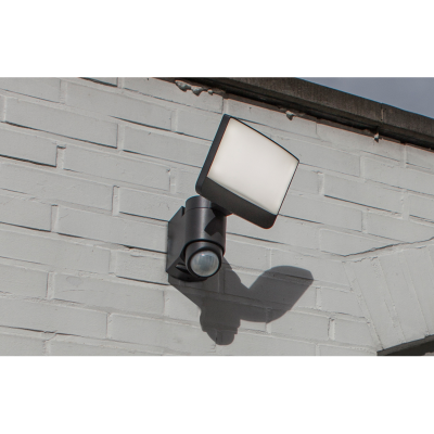 Floodlight, Sunshine Solar Floodlight 5000K, PIR Sensor Opal PC Diffuser