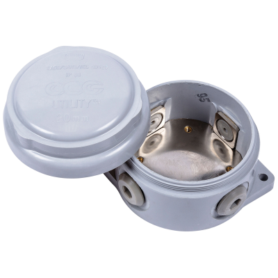 Junction Box, 4 Way Armoured Cable IP66/68