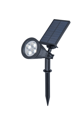 Spike Light, Solar LED 4000K IP44, Clear PC Diffuser