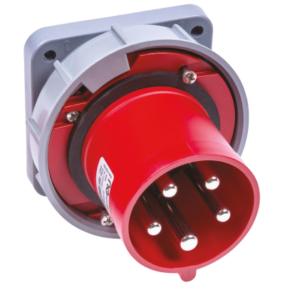 NG - Appliance Inlet, Panel Mountd Straight 3P+E+N IP44