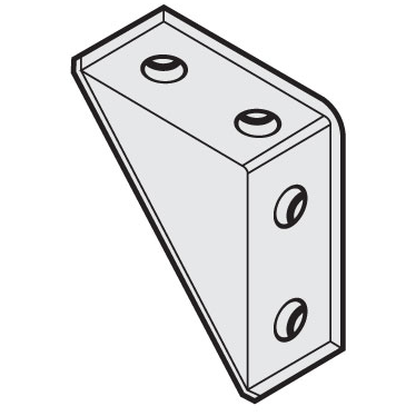 Bracket, Shelf 2+2 Hole