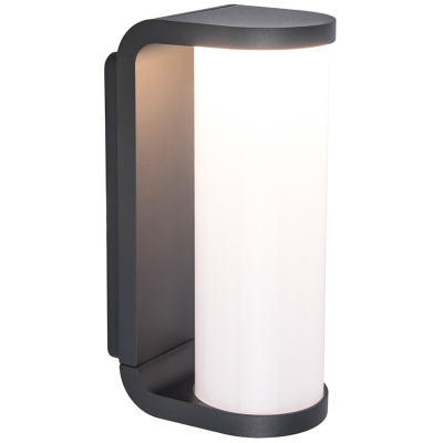 Wall Light, Adalyn LED Wall 3000K IP44, c/w Opal Polycarbonate Diffuser