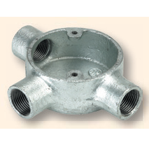 Circular Box, 3 Way Tee