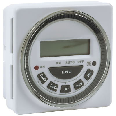 Timer, Digital General Purpose 24hr/7Day, Panel Mounting