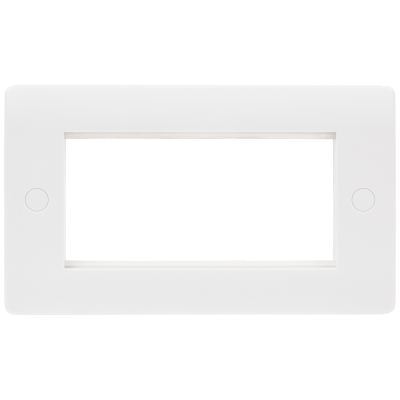 Median - Plate, 2 Gang 4 Module Media