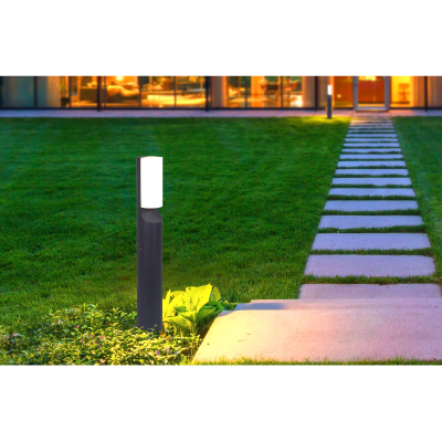 Bollard, Bati 4000K LED Post IP44, c/w Opal Polycarbonate Diffuser