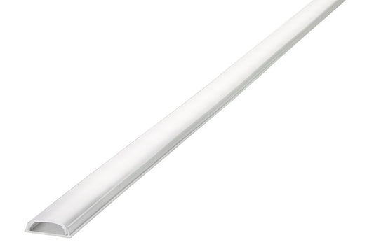 PROFILE ALUMINIUM BENDABLE SURFACE MOUNT 1M FROSTED DIFFUSER 18 X 5.7MM FOR IP33 12MM WIDTH STRIP INCLUDE 2 ENDCAPS AND 2 MOUNTING BRACKETS INTEGRAL - ILPFB146