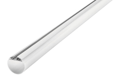 PROFILE ALUMINIUM ROUND 2M FROSTED DIFFUSER 30MM DIA FOR 2 X IP33 10MM WIDTH STRIP INCLUDE 2 ENDCAPS 2 SCREWS AND 2 SUSPENSION KITS INTEGRAL - ILPFO136