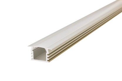 PROFILE ALUMINIUM RECESSED 1M SLIDE-IN FROSTED DIFFUSER FOR IP65 10MM WIDTH STRIP INTEGRAL - ILPFR024