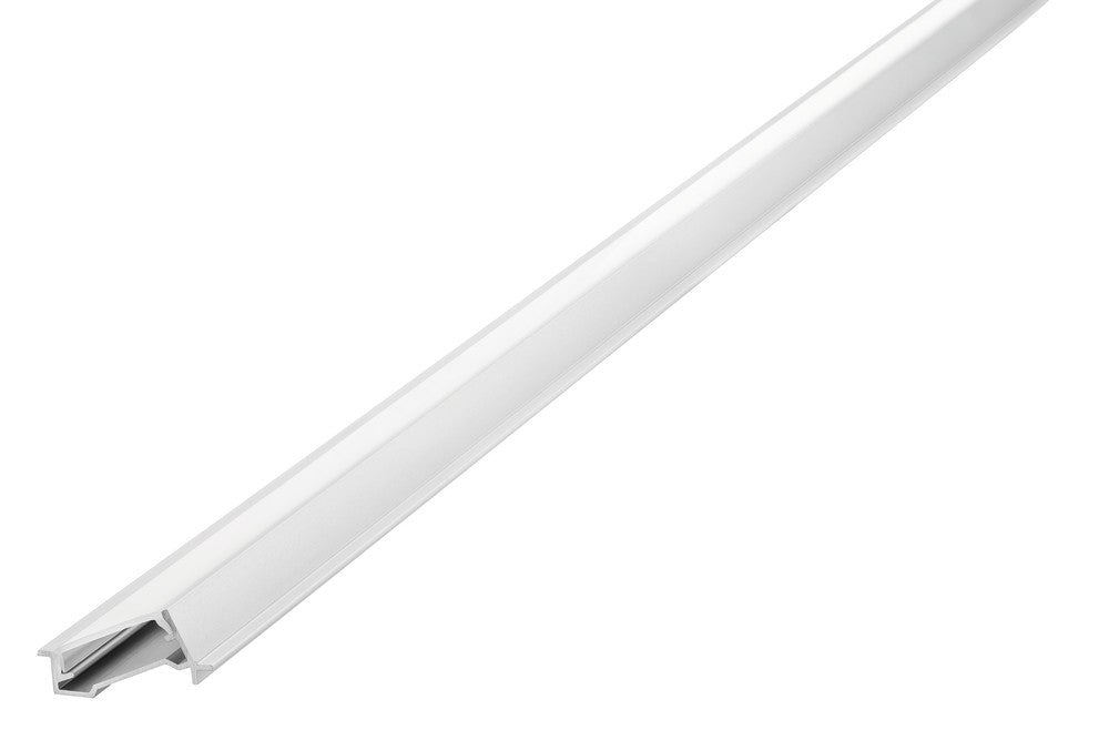 PROFILE ALUMINIUM 70 DEGREE RECESSED 2M FROSTED DIFFUSER FOR IP65 12MM WIDTH STRIP INCLUDE 2 ENDCAPS INTEGRAL - ILPFR091