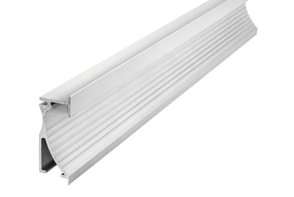 PROFILE ALUMINIUM WALL RECESSED 1M FROSTED DIFFUSER FOR IP65 12MM WIDTH STRIP INCLUDE 2 ENDCAPS AND 2 SCREWS INTEGRAL - ILPFR113