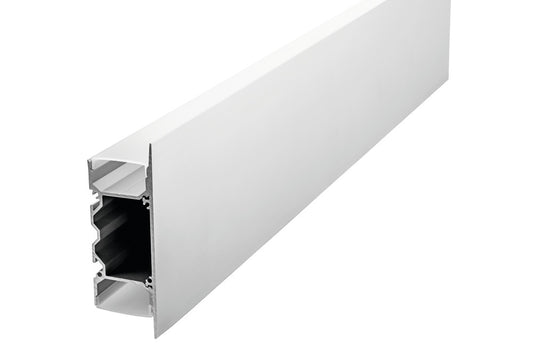 PROFILE ALUMINIUM SURFACE MOUNT 1M FROSTED DIFFUSER FOR IP67 12MM WIDTH STRIP INCLUDE 2 ENDCAPS AND 8 SCREWS INTEGRAL - ILPFS117