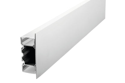 PROFILE ALUMINIUM SURFACE MOUNT 2M FROSTED DIFFUSER FOR IP67 12MM WIDTH STRIP INCLUDE 2 ENDCAPS AND 8 SCREWS INTEGRAL - ILPFS118