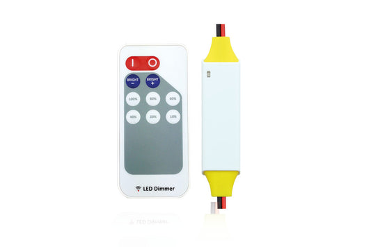 RF RECEIVER AND REMOTE SINGLE COLOUR 5-24V CONSTANT VOLTAGE 50W(5V) AND 120W(12V) AND 240W(24V) INTEGRAL - ILRC005