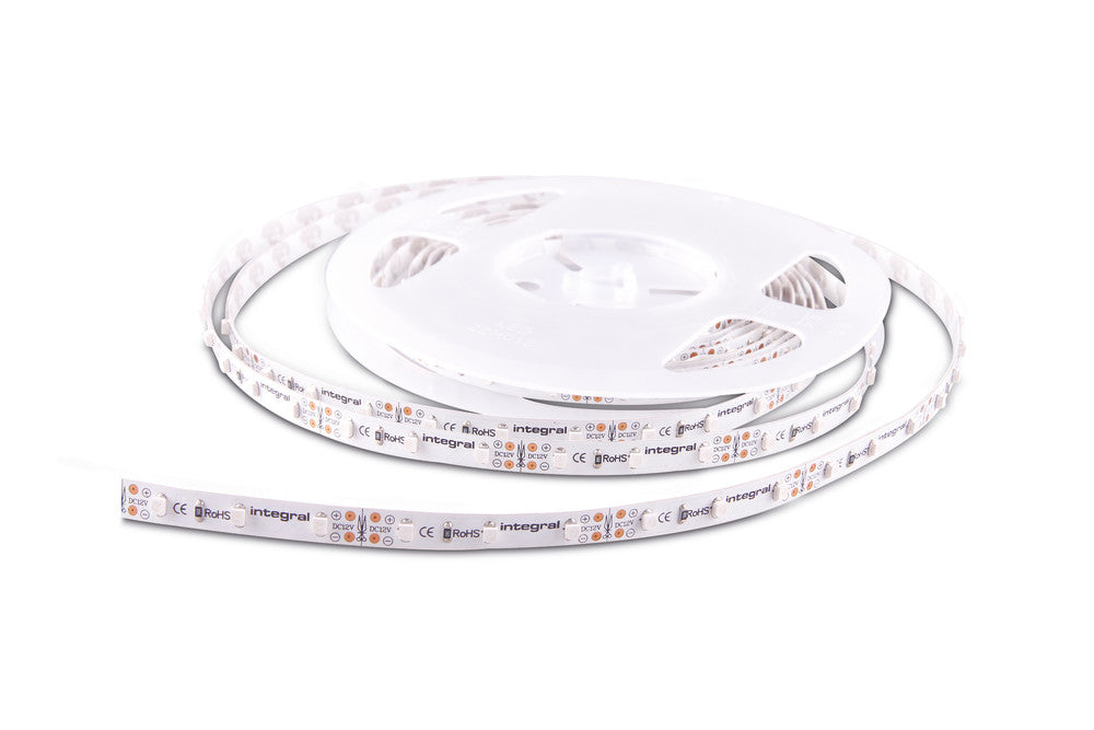 STRIP IP33 5M GREEN 12V 6W/M 60LEDS/M 8MM WIDTH 115 BEAM BOX PACK INTEGRAL - ILSTGREA007W
