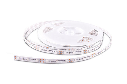 STRIP IP33 5M GREEN 12V 6W/M 60LEDS/M 8MM WIDTH 115 BEAM BOX PACK INTEGRAL - ILSTGREA007W