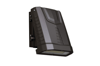 OUTDOOR WALL PACK ADJUSTABLE LIGHT SENSOR IP65 10000LM 80W 4000K 120 BEAM BLACK INTEGRAL - ILWPC003