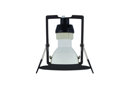 EVOFIRE FIRE RATED DOWNLIGHT 70MM CUTOUT IP65 BLACK ROUND +GU10 HOLDER & INSULATION GUARD INTEGRAL - ILDLFR70D029