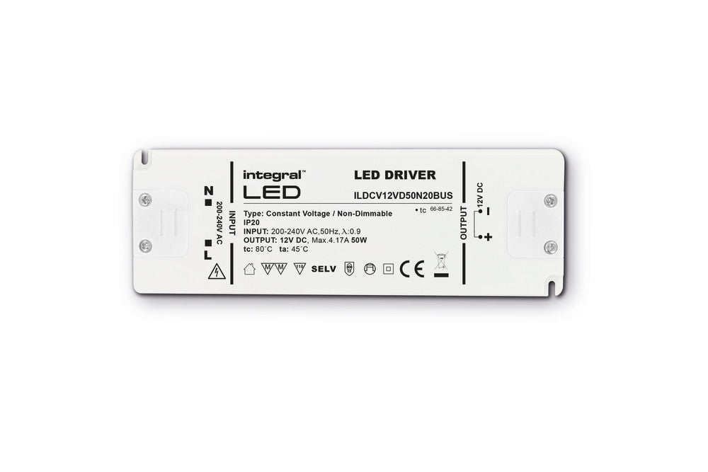CONSTANT VOLTAGE DRIVER 75W 24VDC IP20 NON-DIMM 200-240V INPUT INTEGRAL - ILDRCVA047