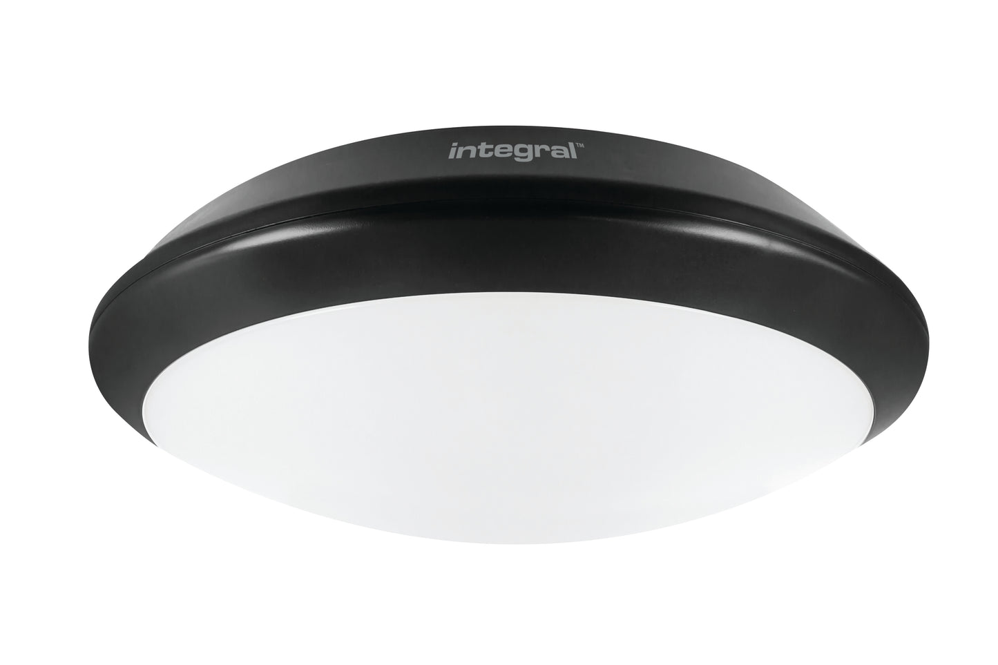 TOUGH SHELL+ BULKHEAD EMERGENCY 3HR 308MM DIA IP66 1400LM 15W 4000K IK10 110 BEAM NON-DIMM BLACK 93LM/W INTEGRAL - ILBHA061