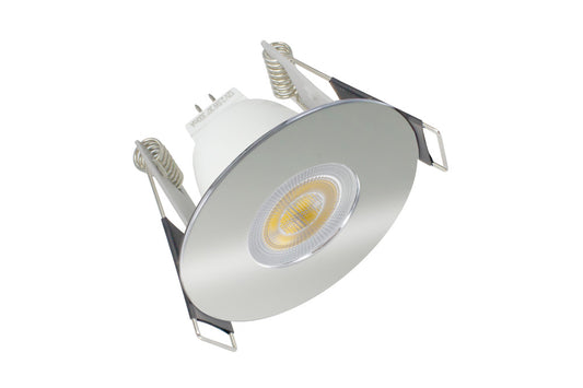 EVOFIRE MINI FIRE RATED DOWNLIGHT 45MM CUTOUT IP65 POLISHED CHROME ROUND INTEGRAL - ILDLFR45D039