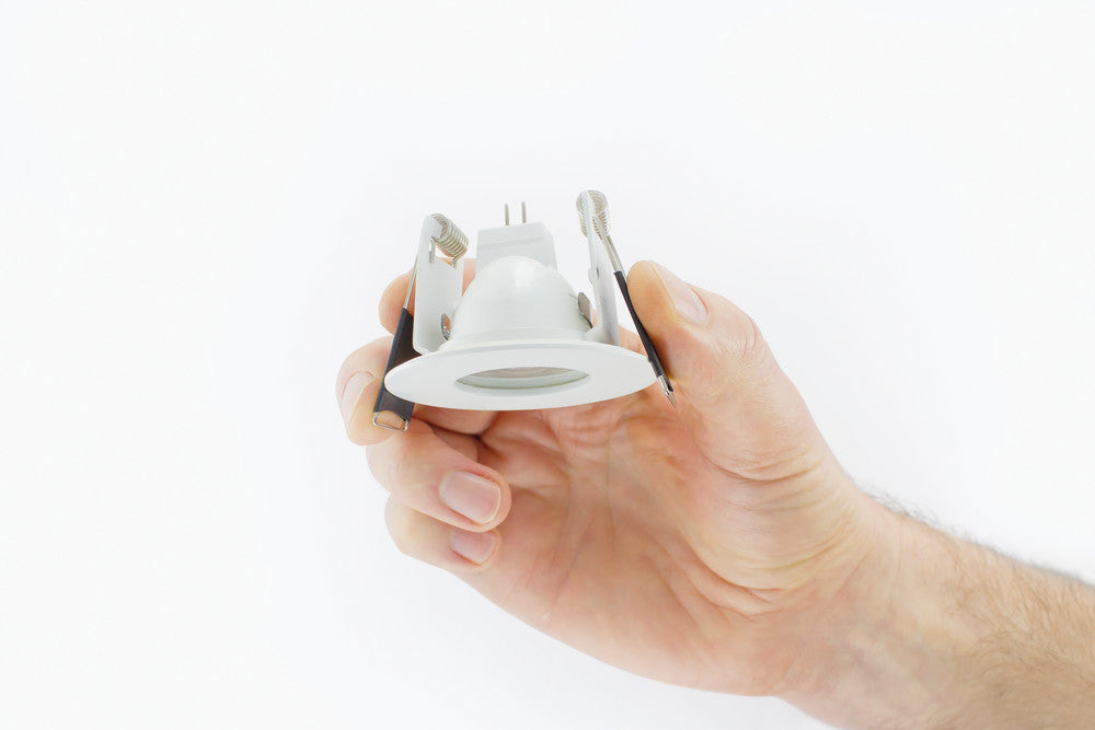 EVOFIRE MINI FIRE RATED DOWNLIGHT 45MM CUTOUT IP65 WHITE ROUND INTEGRAL - ILDLFR45D037