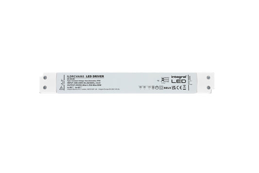 CONSTANT VOLTAGE LONG & SLIM DRIVER 30W 24VDC IP20 NON-DIMM 180-264V INPUT - ILDRCVA065