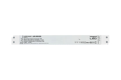CONSTANT VOLTAGE LONG & SLIM DRIVER 75W 24VDC IP20 NON-DIMM 180-264V INPUT - ILDRCVA067
