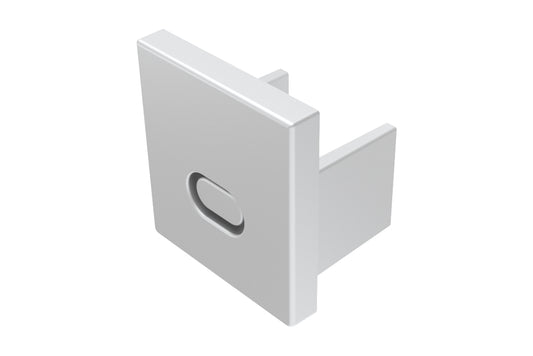PROFILE ENDCAP FOR ILPFR175 ILPFR176 (DUAL PURPOSE WITH/WITHOUT CABLE ENTRY) - ILPFA177