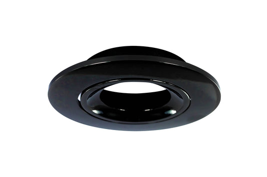 Bezel for Lux Fire Tiltable Fire Rated Downlight - Black Chrome - ILDLFR92C025