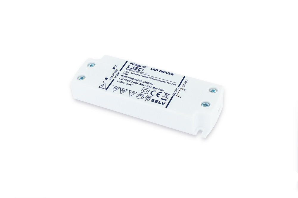 CONSTANT VOLTAGE DRIVER 50W 24VDC IP20 NON-DIMM 200-240V INPUT INTEGRAL - ILDRCVA087