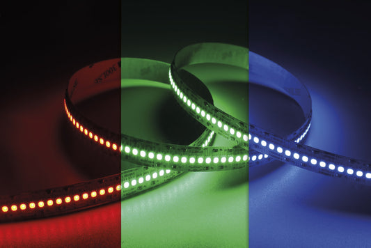SPOTLESS 5M RGB LED STRIP IP20 24V 14.4W/M 240 LED’S/M 12MM WIDTH 120 BEAM BAG PACK - ILSTRGBA173E