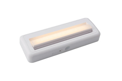 SENSORLUX CABINET WARDROBE LIGHT 180MM 110LM 3000K DIRECTIONAL WITH PIR SENSOR RECHARGEABLE BATTERY - ILWL007