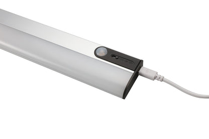 SENSORLUX CABINET WARDROBE LIGHT 261MM 100LM 3000K WITH PIR SENSOR RECHARGEABLE BATTERY - ILWL004