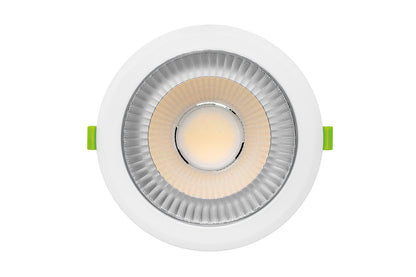 RECESS PLUS 150MM CUTOUT 23W 2760LM 120LM/W CCT ADJUSTABLE 3000/4000K 55 BEAM IP54 NON DIMM INTEGRAL - ILDL180RP001