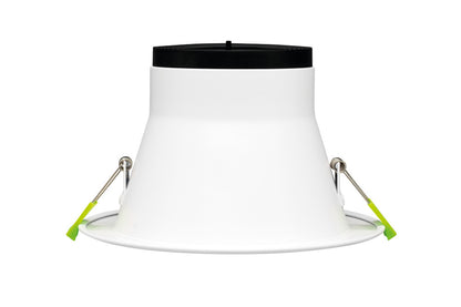 RECESS PLUS 150MM CUTOUT 23W 2760LM 120LM/W CCT ADJUSTABLE 3000/4000K 55 BEAM IP54 NON DIMM INTEGRAL - ILDL180RP001