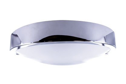 VALUE+ TRIM RING FOR CEILING/WALL LIGHT 300MM DIA POLISHED CHROME INTEGRAL - ILBHEA085