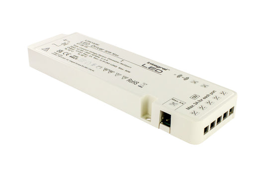 CONSTANT VOLTAGE MULTIPORT (7+1) DRIVER SENSOR DIMMABLE 60W MAX 12VDC IP20 200-240V INPUT UK PLUG - ILDRCVA090
