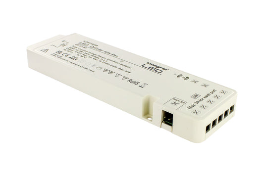 CONSTANT VOLTAGE MULTIPORT (7+1) DRIVER SENSOR DIMMABLE 60W MAX 12VDC IP20 200-240V INPUT EU PLUG - ILDRCVA098