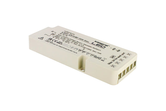 CONSTANT VOLTAGE MULTIPORT (5) DRIVER SENSOR DIMMABLE 24W MAX 24VDC IP20 200-240V INPUT EU PLUG - ILDRCVA100