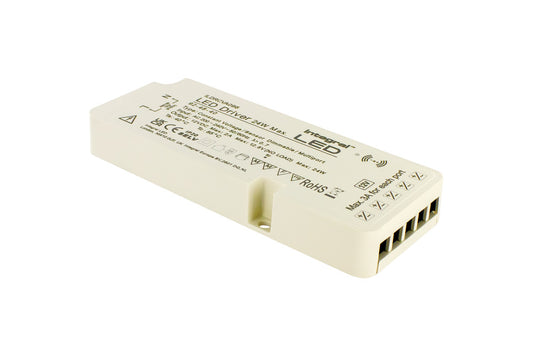 CONSTANT VOLTAGE MULTIPORT (5) DRIVER SENSOR DIMMABLE 24W MAX 12VDC IP20 200-240V INPUT EU PLUG - ILDRCVA096