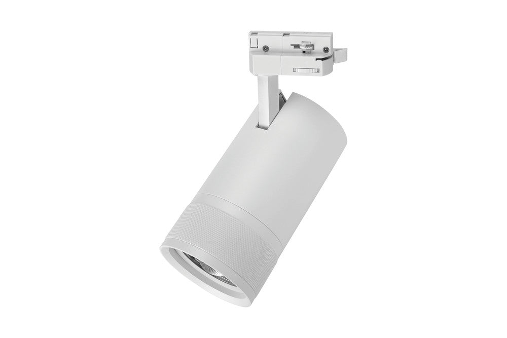 FOCUSPRO 32W WHITE LED SPOT LIGHT NON-DIMMABLE ZOOMABLE BEAM ANGLE 16-42 DEG TRACK MOUNTED 3 CIRCUIT 3000K 182MM CRI90 1958LM 80LM/W 220-240V - ILTSL012