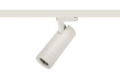 FOCUSPRO 15W WHITE LED SPOT LIGHT NON-DIMMABLE ZOOMABLE BEAM ANGLE 20-55 DEG TRACK MOUNTED 3 CIRCUIT 3000K 164MM CRI90 1050LM 86LM/W 220-240V - ILTSL010